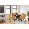 Picture of Logan 5-Piece Round Dining Set - Mustard