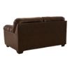 Picture of Don Faux Leather Loveseat - Chocolate