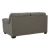 Picture of Don Faux Leather Loveseat - Gray