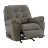 Picture of Don Faux Leather Rocking Recliner - Gray