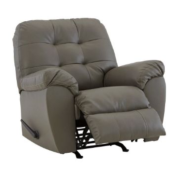 Picture of Don Faux Leather Rocking Recliner - Gray