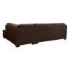 Picture of Don Faux Leather 2-Piece Sectional with Chaise - Chocolate
