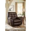 Picture of Don Faux Leather Rocking Recliner - Chocolate