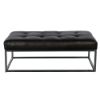 Picture of Copley Leather Ottoman - Mink