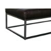Picture of Copley Leather Ottoman - Mink