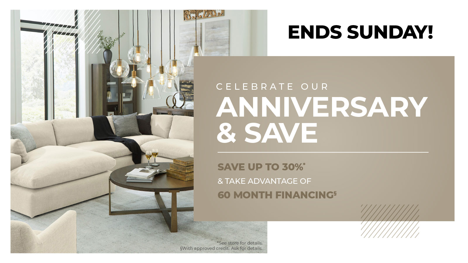 Anniversary  - Save Up To 30%