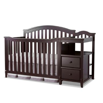 Picture of Brooke Crib and Changer - Espresso