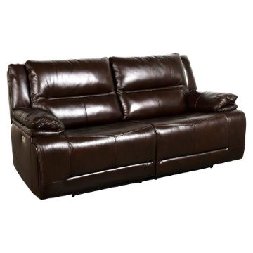 Picture of Vermejo Leather Power Reclining Sofa with Power Headrests