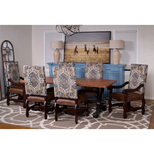 Picture of Copper 7-Piece Dining Set - Palermo