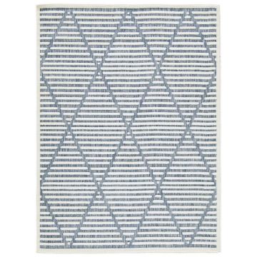 Picture of Finnlett Indoor/Outdoor Blue White  Polypropylene Machine Woven Contemporary Rug