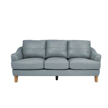 Picture of Cielo Leather Sofa - Ice