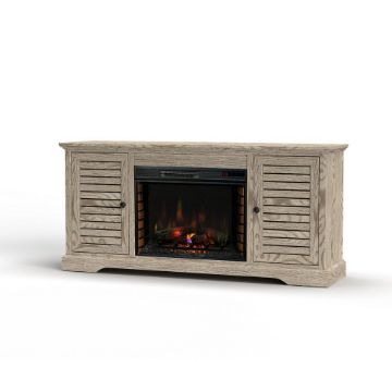 Picture of Topanga 68" Fire Console - Alabaster