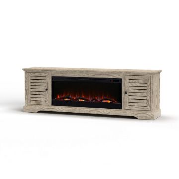 Picture of Topanga Super Fire Console - Alabaster