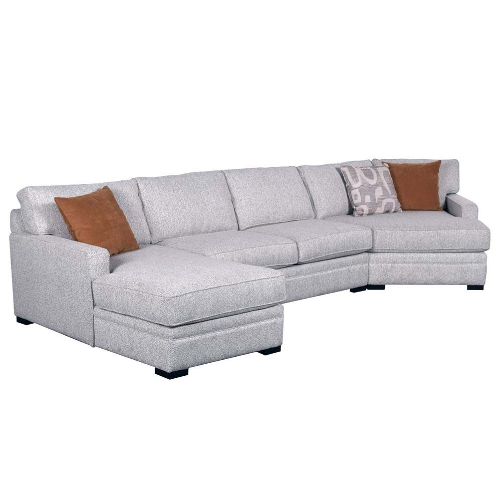 Juno 3Piece Sectional with Cuddler and Chaise American Home