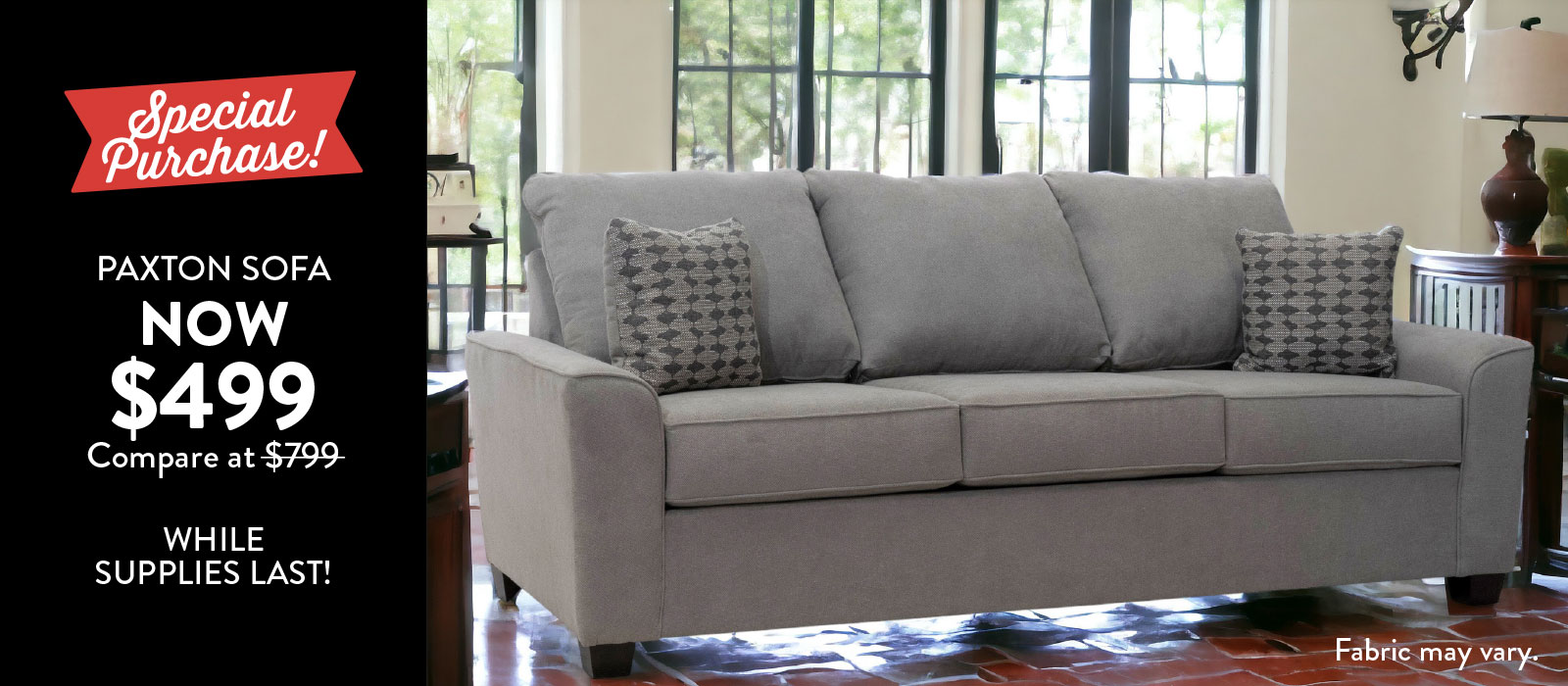 Special Purchase Paxton Sofa - Now $499