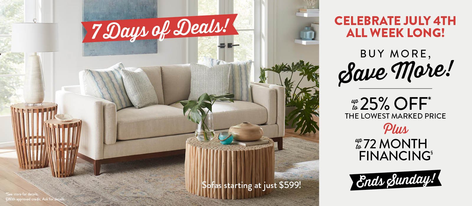 Celebrating July 4th with Buy More Save More