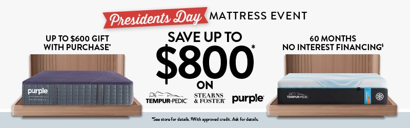 Mattresses - President's Day Event