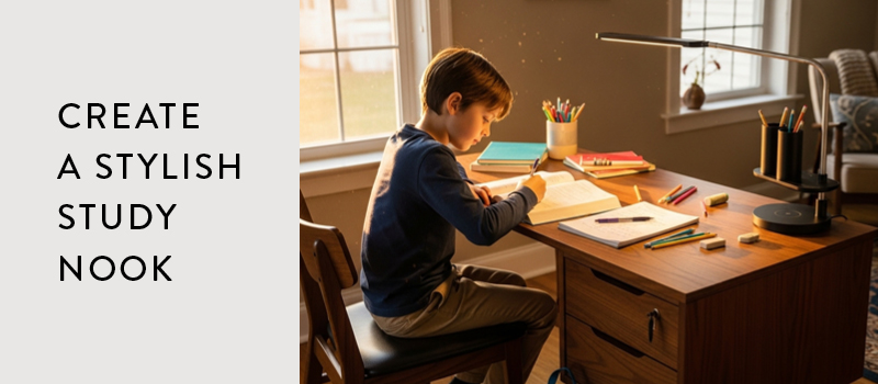 Stylish Study Nook Banner