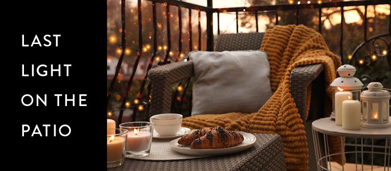 Last Light on the Patio Banner