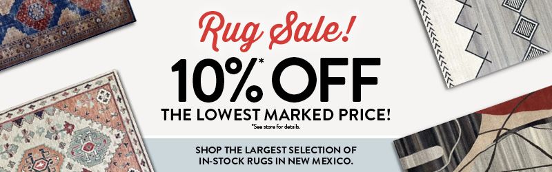 American Home Furniture and Mattress Rug Sale! 10% Off lowest marked price