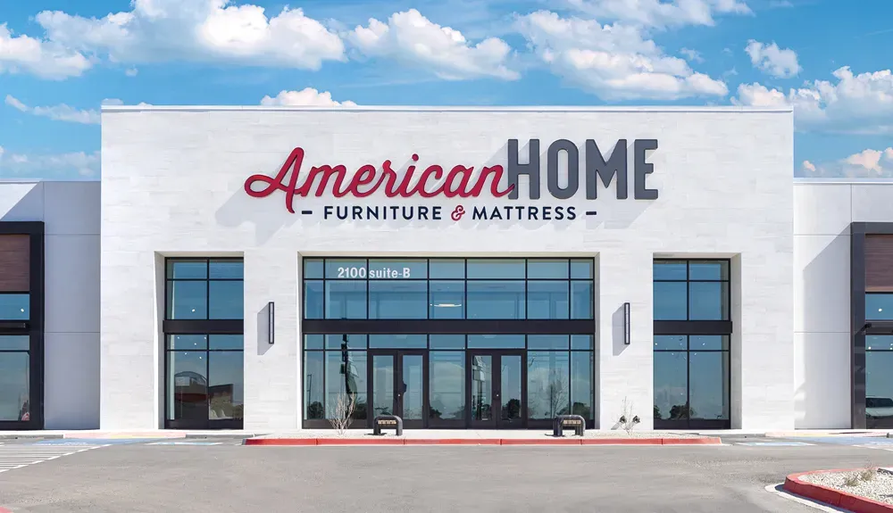 A vintage photo of the American Home store, representing local connection