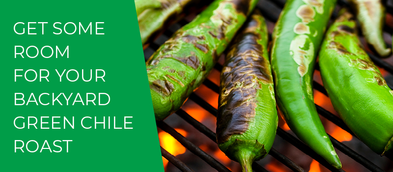 Get Some Room For Your Backyard Green Chile Roast 