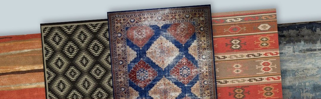 Hand-knotted wool rugs from the closeout